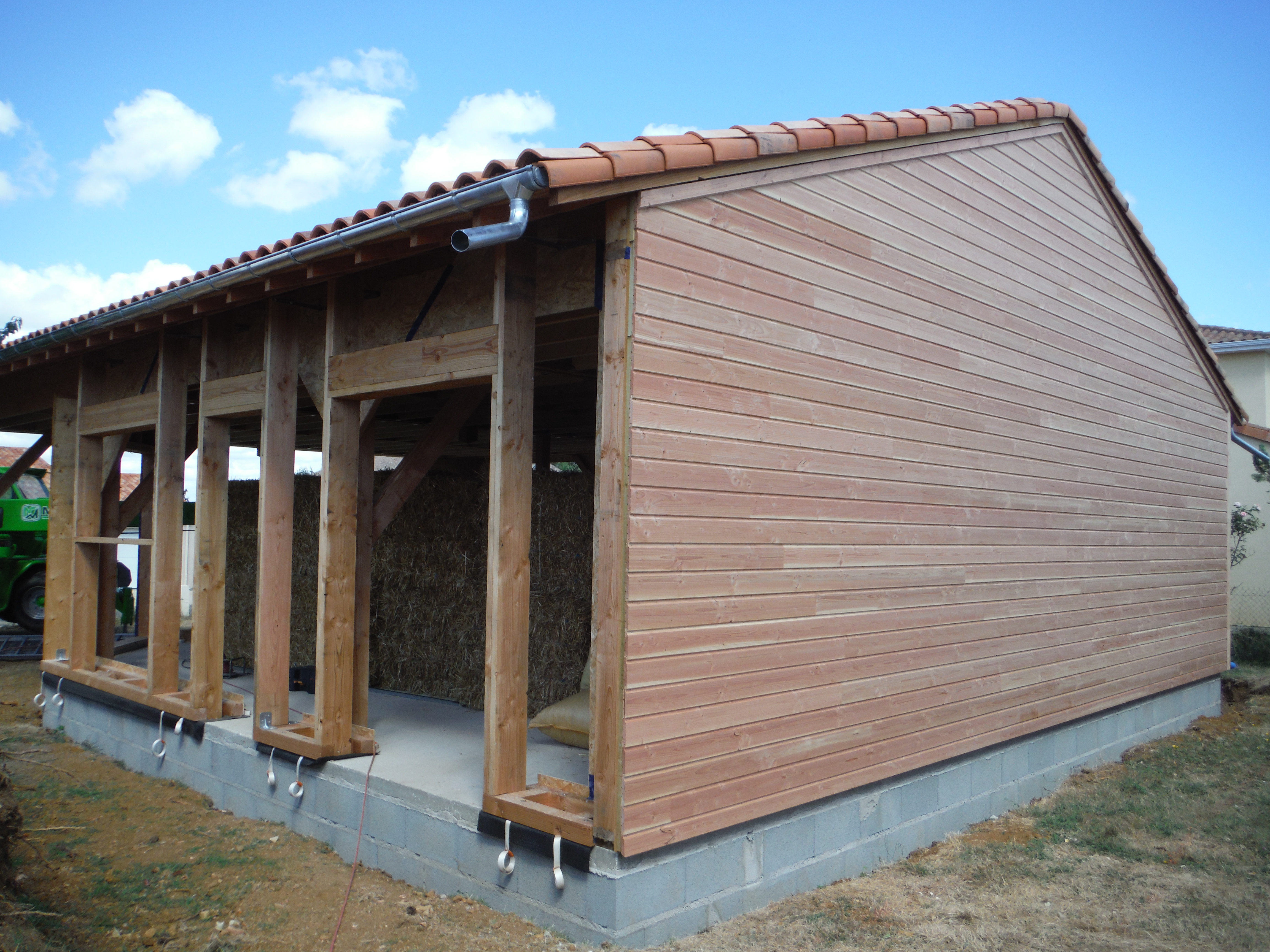 Maison paille à Smarves (86)